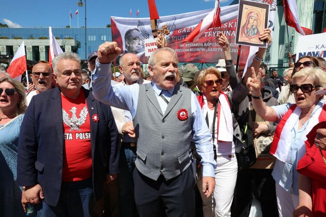 Protesty pod Sądem Najwyższym
