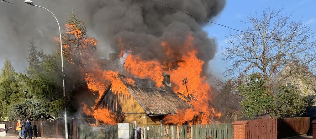 Białystok. Pożar na ul. Boboli 20.10.2019