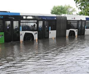 Szczecin zalany po burzy, 1.07.2022