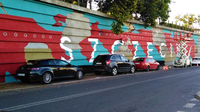 Na ulicy Owocowej powstaje nowy mural