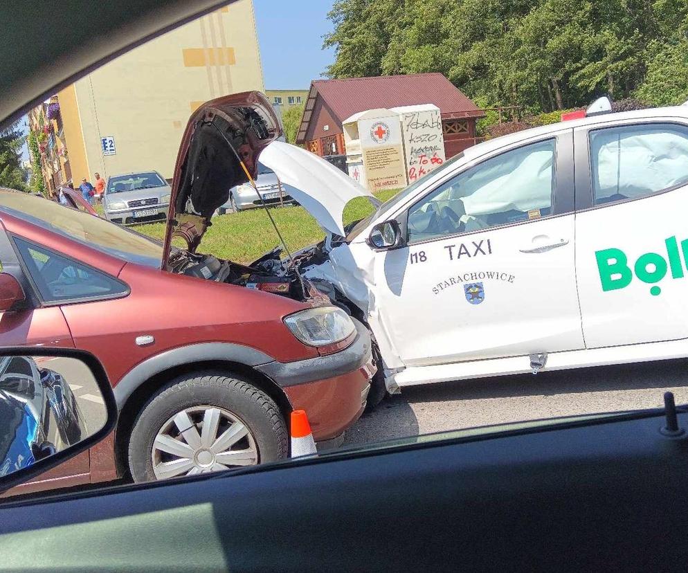 Wypadek na ulicy Kościelnej w Starachowicach