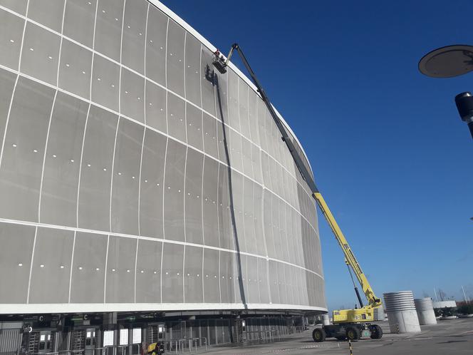 Czyszczenie membrany Stadionu Miejskiego