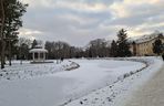 Nałęczów - Park Zdrojowy zimą