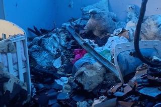 Zbiórka dla rodziny policjanta z Gliwic. Straciła dach nad głową w pożarze domu ZDJĘCIA
