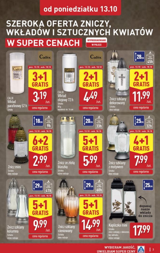 Aldi na Wszystkich Świętych