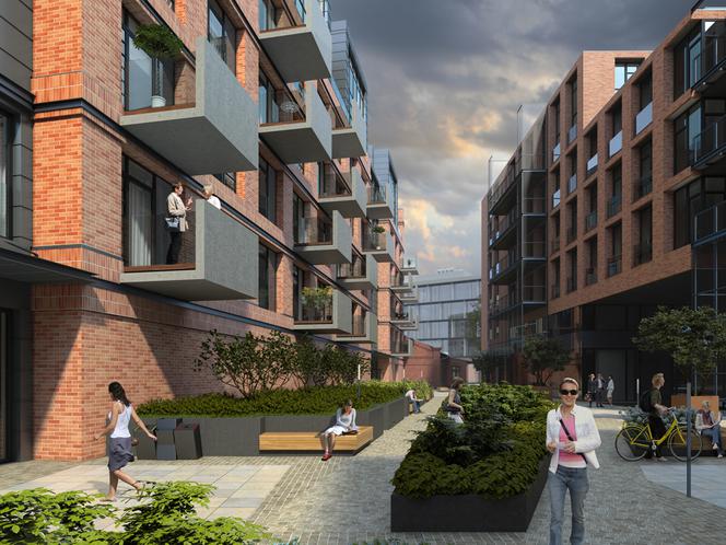 Centrum Praskie Koneser. Wizualizacja przestrzeni wspólnej