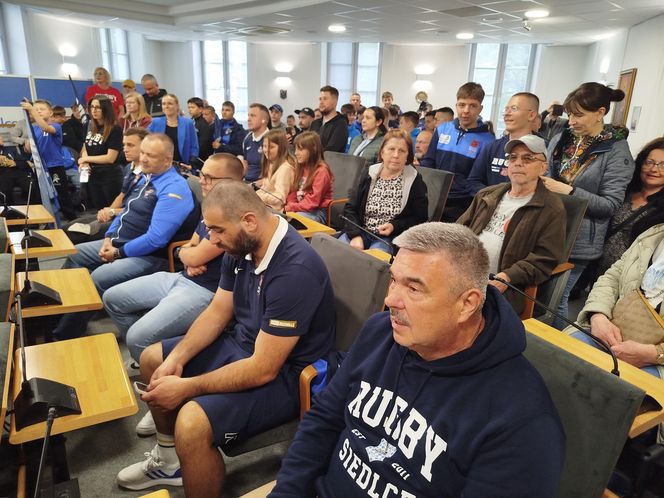 Społeczność sportowców i kibiców rugby z Siedlec uczciła największy z dotychczasowych sukcesów w historii klubu