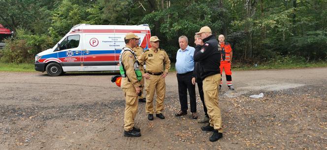 Wypadek w pobliżu Konotopu  - autobus z tirem 