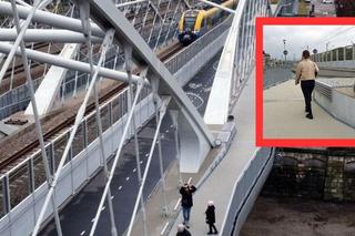 Nowy most kolejowy w Krakowie już otwarty. Można się nim przespacerować, a nawet usiąść i wypić kawę