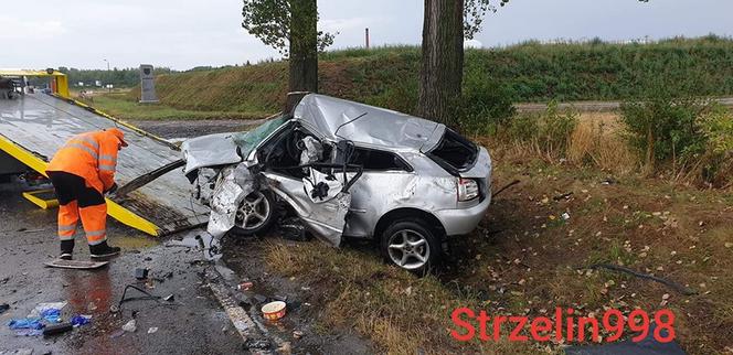 Wypadek pod Strzelinem