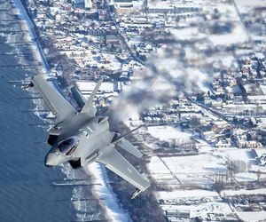 Norweski F-35A nad Polską