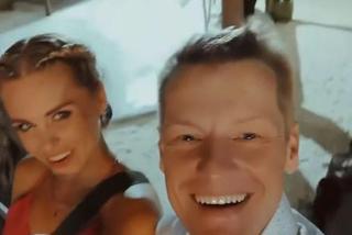 M jak miłość. Marcin Mroczek (Piotrek) z żoną Marleną Muranowicz na Zanzibarze