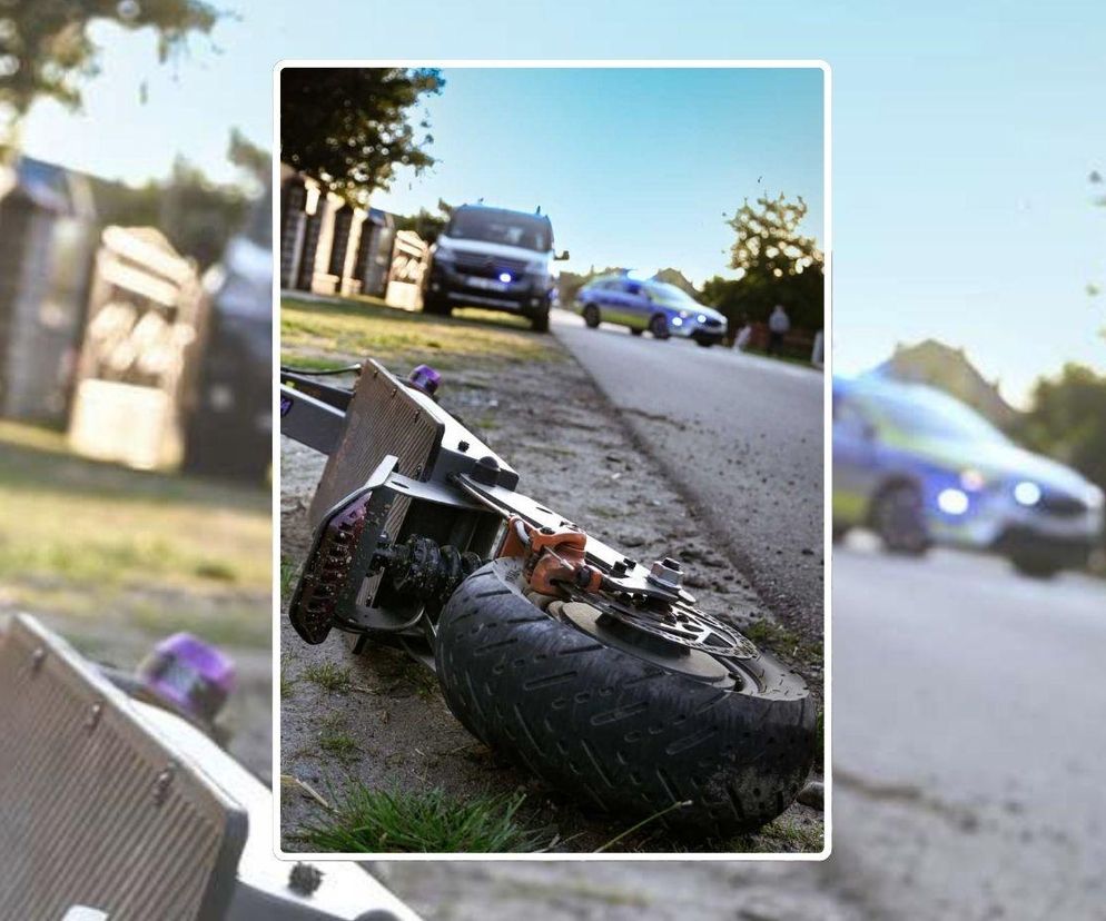 Krynka: Znowu wypadek na hulajnodze! 22-latek i 19-latka  w szpitalu!