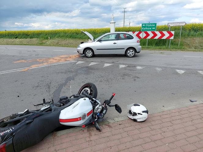 Wypadek w Kałkowie 22.05.22