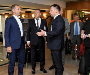 Prezes PZPN powitał prezydenta UEFA. Mamy zdjęcia [GALERIA]