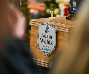 Ostatnie pożegnanie policjanta Adama Woldzia, który zginął w słowackich Tatrach
