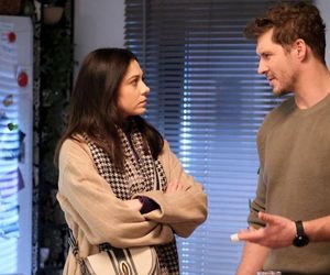 M jak miłość odc. 1865. Iza (Adriana Kalska), Marcin (Mikołaj Roznerski)