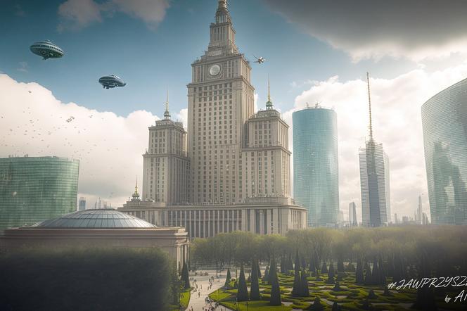 Miasta przyszłości - obrazy sztucznej inteligencji
