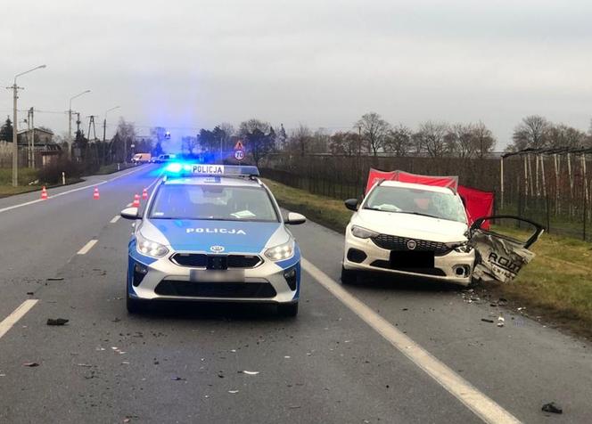 Biała Rządowa: Śmiertelny wypadek na DK 74. Droga jest teraz całkowicie zablokowana