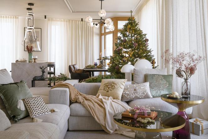 Apartament w stylu francuskim w świątecznej odsłonie