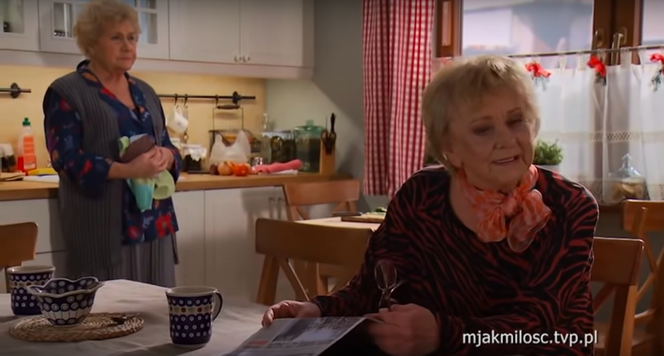 M jak miłość, odc. 1442. Barbara (Teresa Lipowska), Kisielowa (Małgorzata Różniatowska)