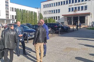 Alamr bombowy  w sądzie