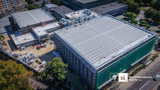 Budowa Szczecińskiego Domu Sportu - sierpień 2025