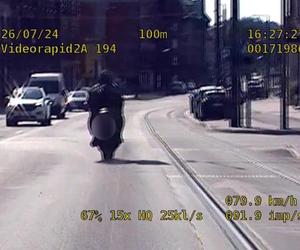 Rekordzista z Chorzowa. Jadąc motocyklem w kilkanaście minut zebrał 346 punktów karnych jadąc na 