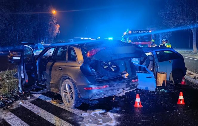 Śmiertelny wypadek niedaleko Lipna
