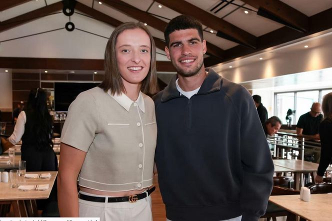 Iga Świątek i Carlos Alcaraz na lunchu w Indian Wells