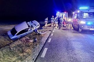 Lubelskie: Dwie osoby w areszcie po sobotnim wypadku w Kolonii Łaziska. Policja ustala, kto doprowadził do czołowego zderzenia aut