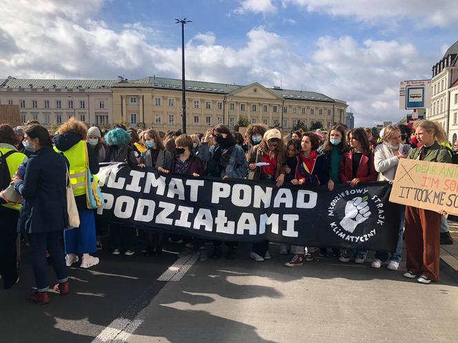 Młodzieżowy Strajk Klimatyczny w Warszawie