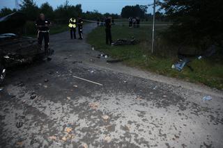 Pościg za motocyklistą w Stalach. Dwóch policjantów w szpitalu. Co tam się wydarzyło?