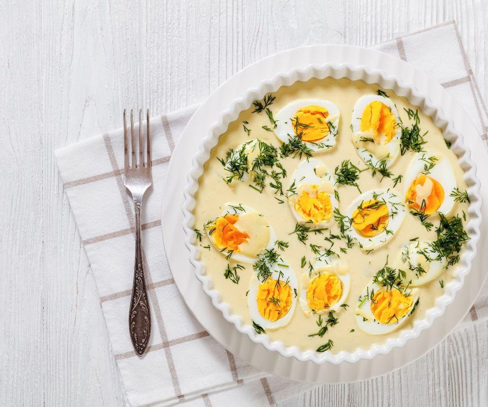 Na Wielkanoc podaję jajka w tym sosie. Robię je ekspresowo tuż przed przyjściem gości 