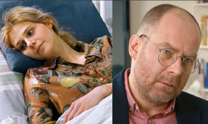 Barwy szczęścia. Iwona (Izabela Zwierzyńska), Marek (Marcin Perchuć)