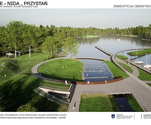 Przystań żeglarska w Rucianem-Nidzie [WIZUALIZACJE]