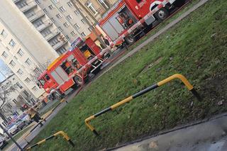 Pożar w wieżowcy przy Wileńskiej w Łodzi