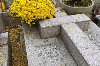 Grób Barbary Piaseckiej-Johnson