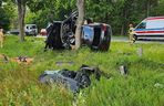 Śmiertelny wypadek na DK 27 pod Żarami. Kierujący audi Q7 nie żyje [ZDJĘCIA].