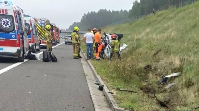 Groźny wypadek na A1 w Rybniku 