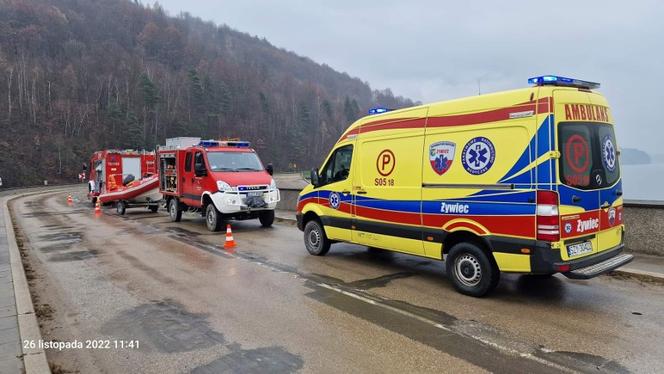 Tragedia na Jeziorze Żywieckim. Zginął mężczyzna