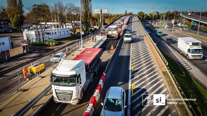 Remont Trasu Zamkowej - listopad 2025