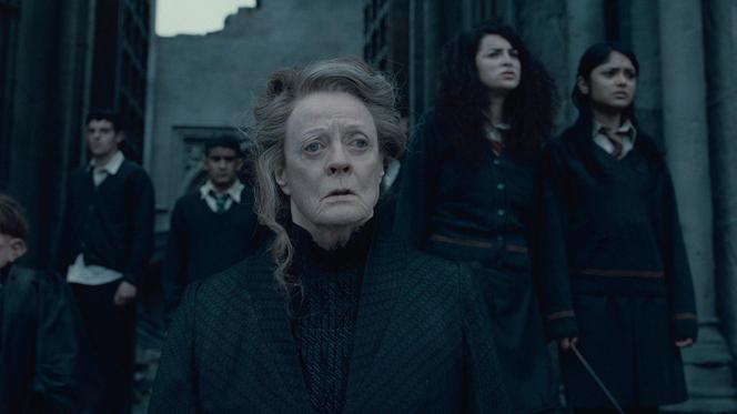 Maggie Smith jako profesor Minerwa McGonagall w serii filmów "Harry Potter" 