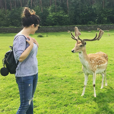 Katarzyna Cichopek na Mazurach