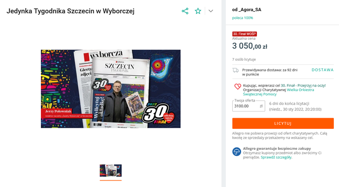 Jedynka Tygodnika Szczecin w Wyborczej