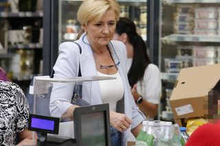 Skromne zakupy Agaty Dudy