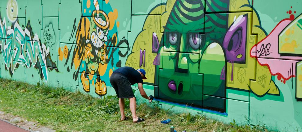 Artyści z całego świata stworzyli gigantyczne graffiti! Meeting of Styles 2018