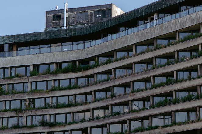 Hotel Forum - zdjęcia. Czy zniszczona mozaika z Panoramy zostanie odtworzona?