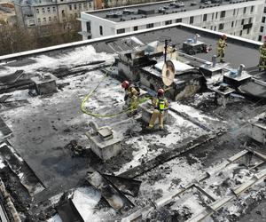Ogromne zniszczenia po pożarze bloku w Lublinie