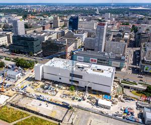 Budowa Muzeum Sztuki Nowoczesnej i placu Centralnego w 2023 r.